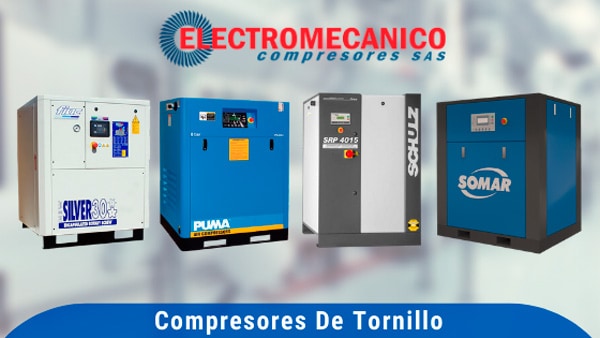 como funcionan los compresores de tornillo